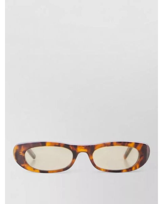 Saint Laurent Natural Sl 557 Round Acetate Sunglasses