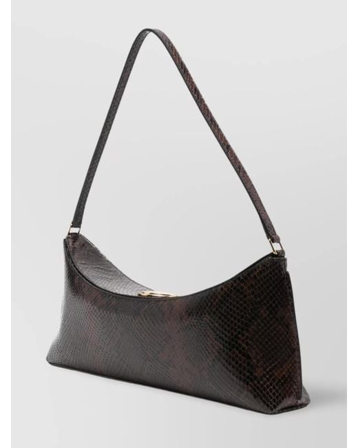 Jacquemus White Shoulder Calf Leather Shoulder Bag