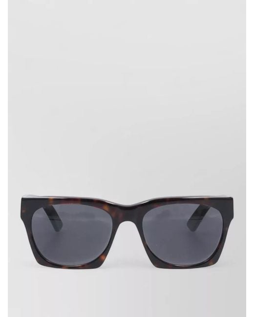 Facehide Gray Sunglasses Dark Lenses Rectangular Frame Thick Arms