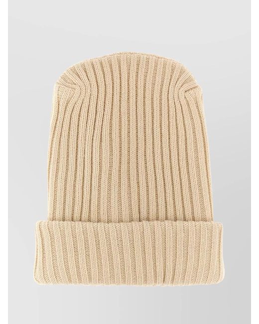 Moncler Genius Natural Jay-Z Cap With Folded Cuff And Ribbed Texture for men