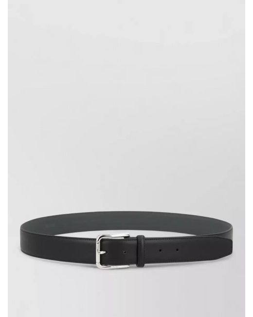 Boss Gray Leather Belt for men