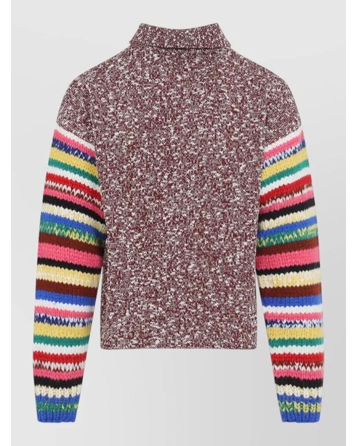 Céline Multicolor Oversized Polo Sweater for men