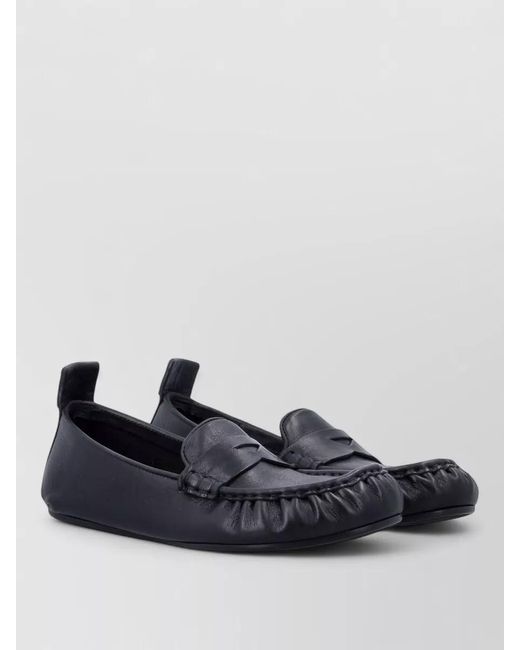 Acne Blue Bojan Loafer Round Toe Flexible Sole
