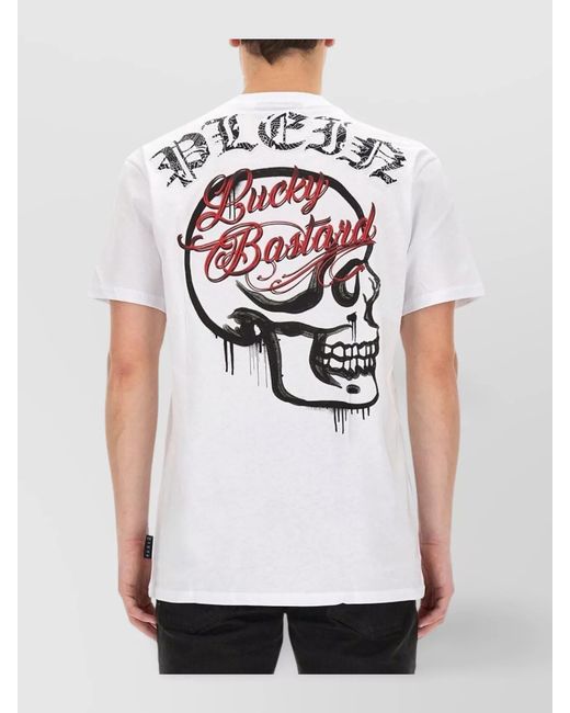 Philipp Plein White Cotton Regular-Fit T-Shirt for men