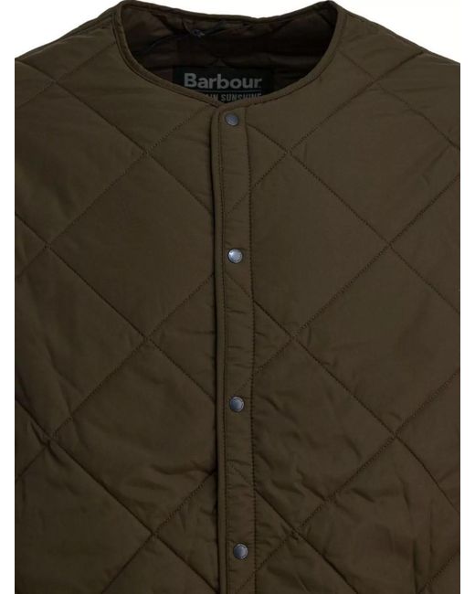 Barbour Green Quilted Jacket for men