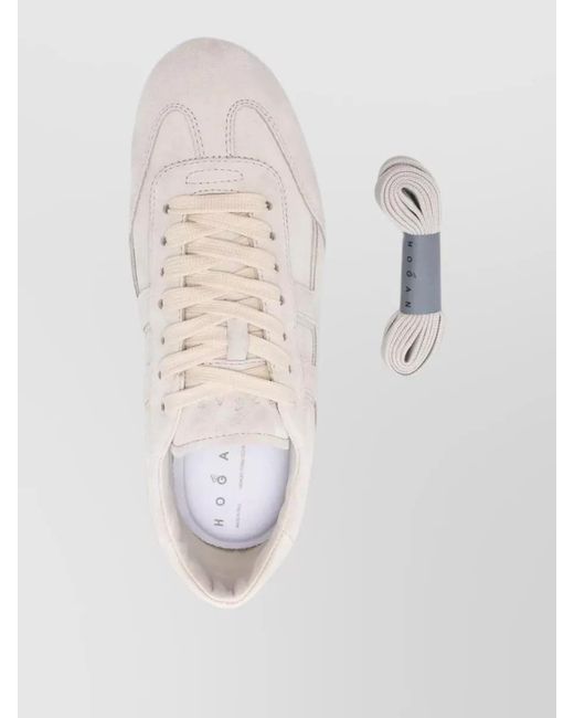 Hogan White Low-Top Sneakers