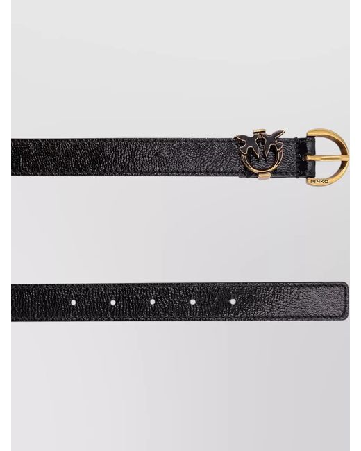 Pinko White Leather Belt