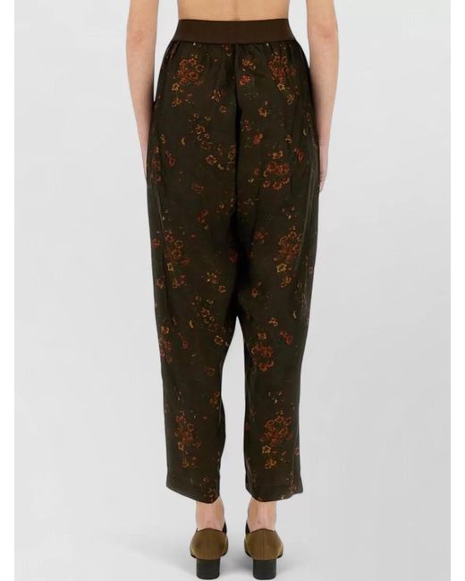 Uma Wang Green Palmer Wide Fit Ankle Length Pants