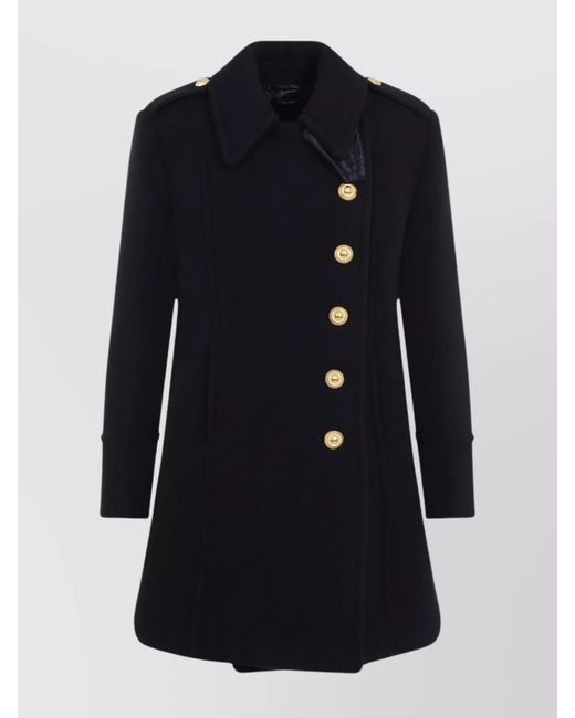 Tom Ford Blue Cashmere Belted Coat