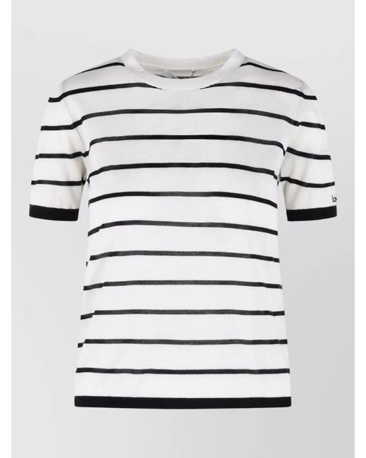Max Mara White Cashmere Silk T-Shirt
