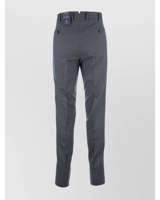 Incotex Blue Straight-Leg Trousers for men