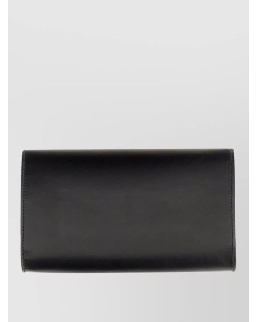 N°21 Black Leather Chain Wallet