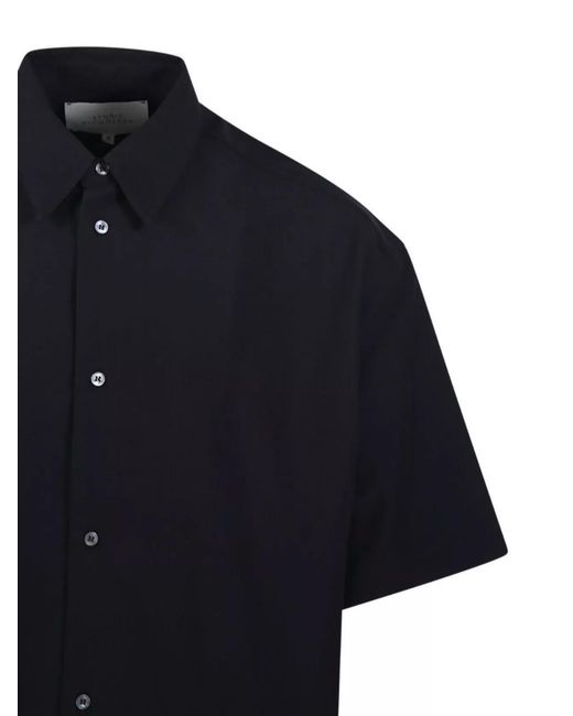 Studio Nicholson Blue Boxy Shirt Short Sleeves for men