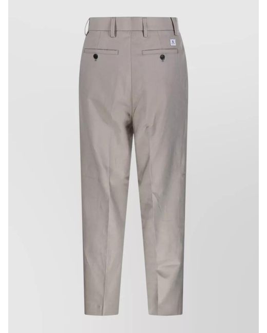 Department 5 Gray Straight-Leg Trousers for men
