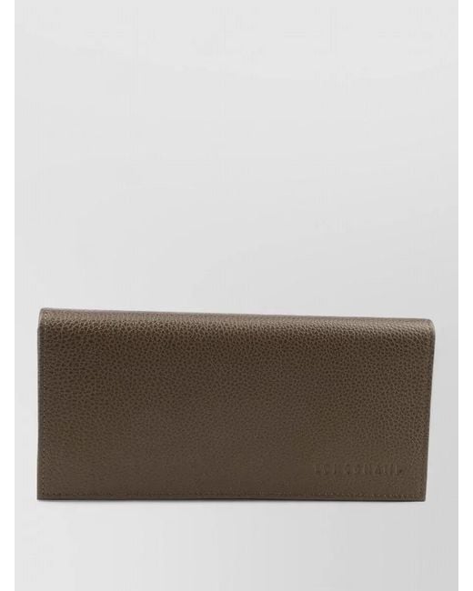 Longchamp Brown Rectangular Frame Sunglasses Textured Finish Design