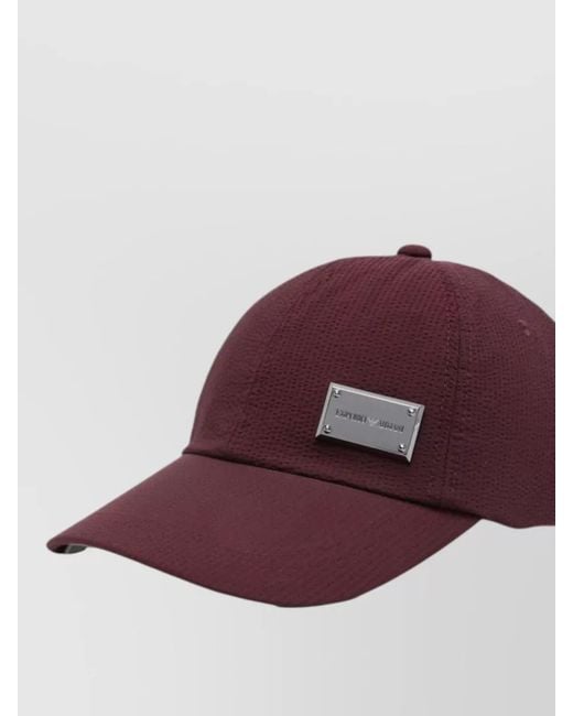 Emporio Armani Structured Logo Baseball Cap Curved Peak for men