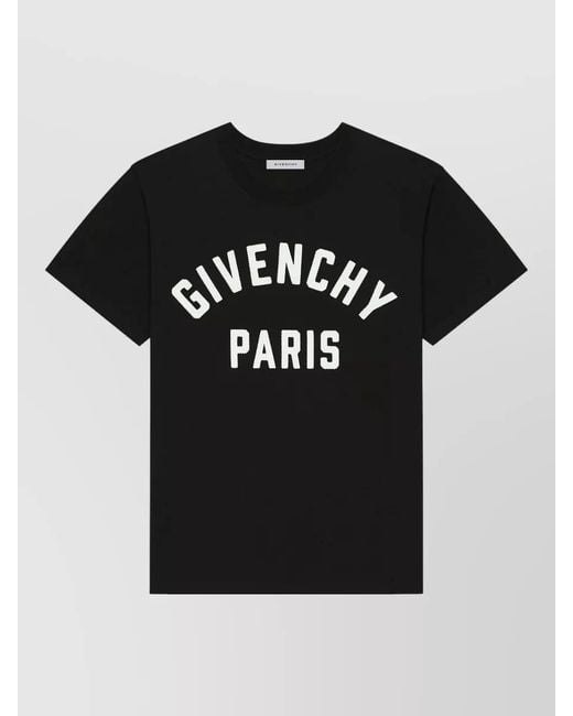 Givenchy Black Short Sleeve Crew Neck T-Shirt Design for men