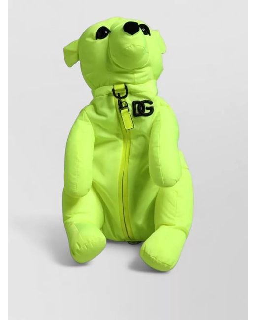 Dolce & Gabbana Green Animal Silhouette Waist Belt Bear Bag