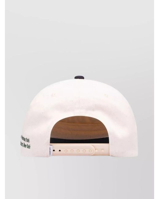 Les Deux Natural Curved Peak Sports Cap With Eyelet Vents for men