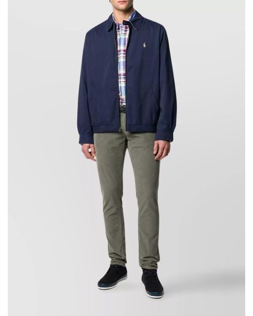 Polo Ralph Lauren Blue Lightweight Zipped Jacket for men