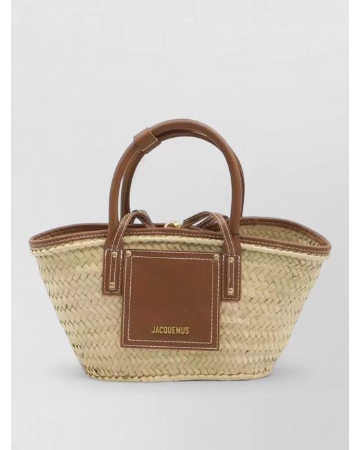 Jacquemus Multicolor Le Petit Panier Soli Beach Bag