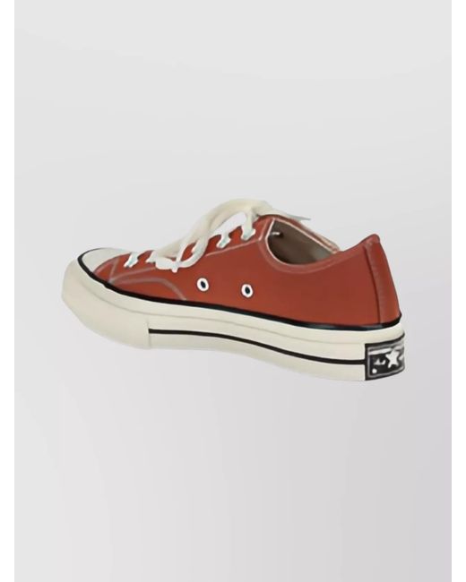 Converse Pink Low-Top Canvas Sneakers