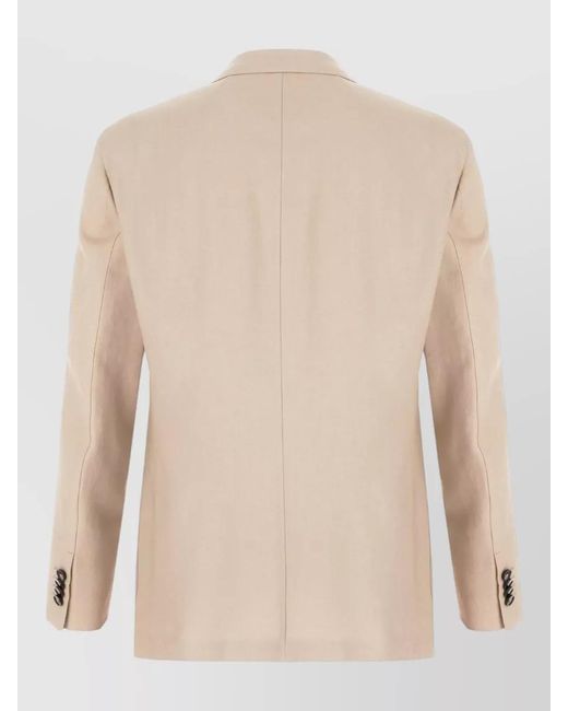 Zegna Natural Stretch Wool Blend Single Breasted Blazer for men