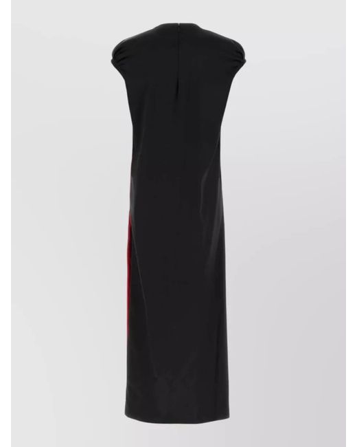 Loewe Black Silk Maxi Dress