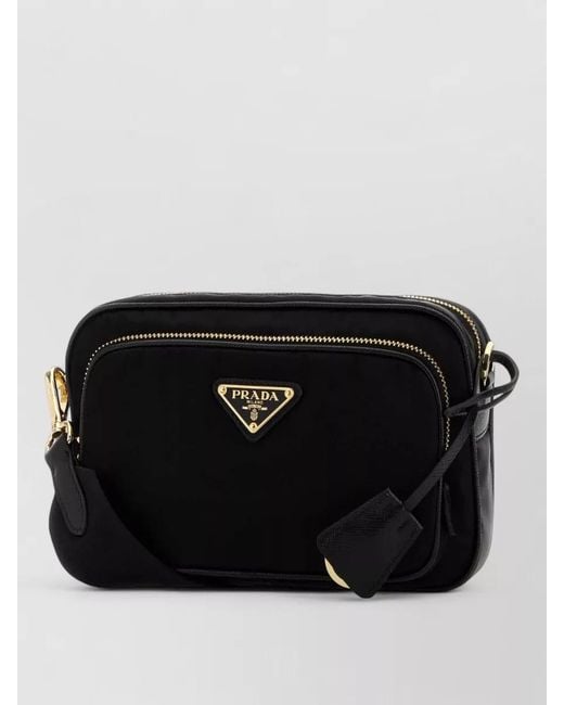 Prada Black Re-Edition Recycled Polyamide Shoulder Bag