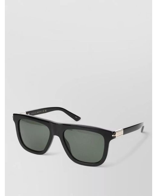 Gucci Gray Sunglasses Gg1502S 001 Square Frame for men