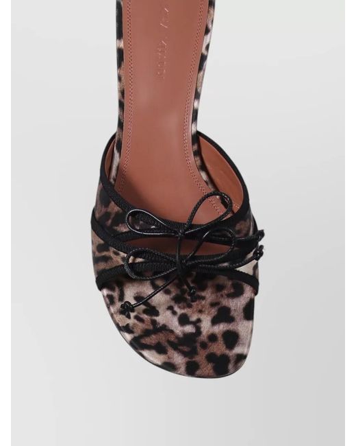 AMINA MUADDI Brown Leather Mules