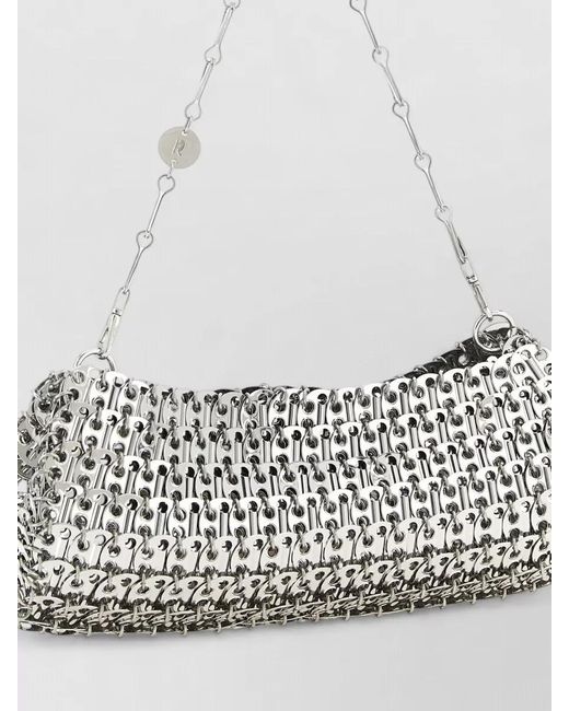 Rabanne White 1969 Chain Mail Shoulder Bag