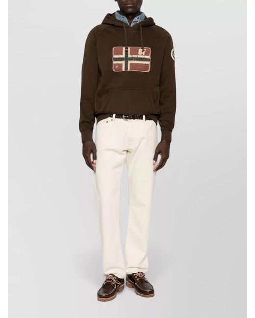 Napapijri Brown Sweatshirt for men
