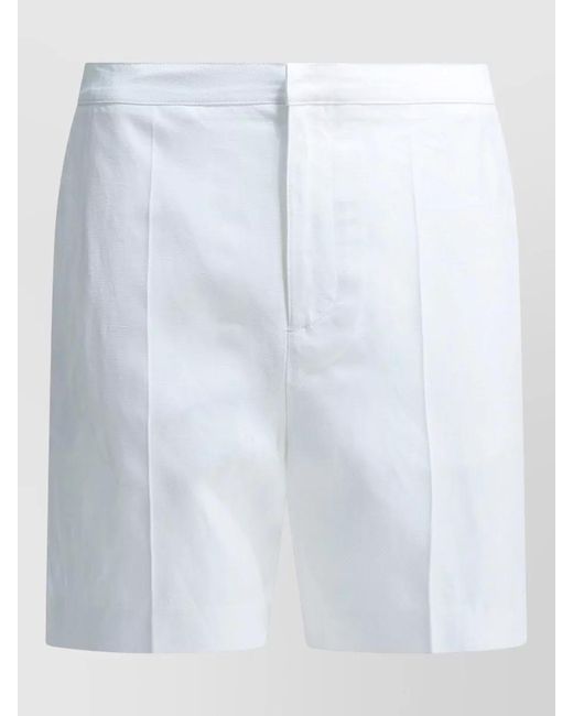 Loulou de Saison White Tailored Shorts