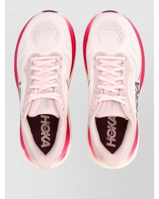 Hoka One One Pink Clifton 11 Low-Top Sneakers