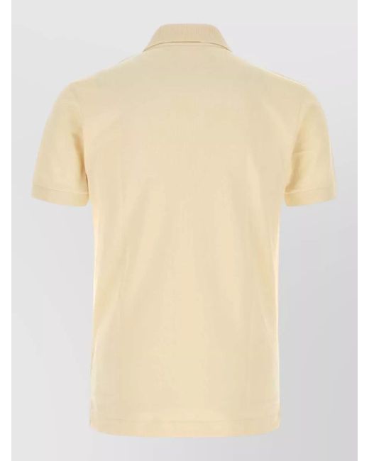 Lacoste Natural Piquet Shirt Polo Collar Regular Fit for men