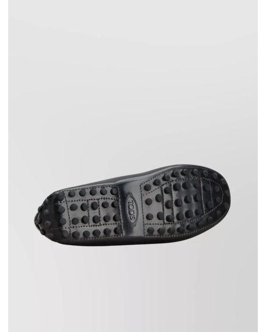 Tod's Black Patent Leather Gommino Loafers