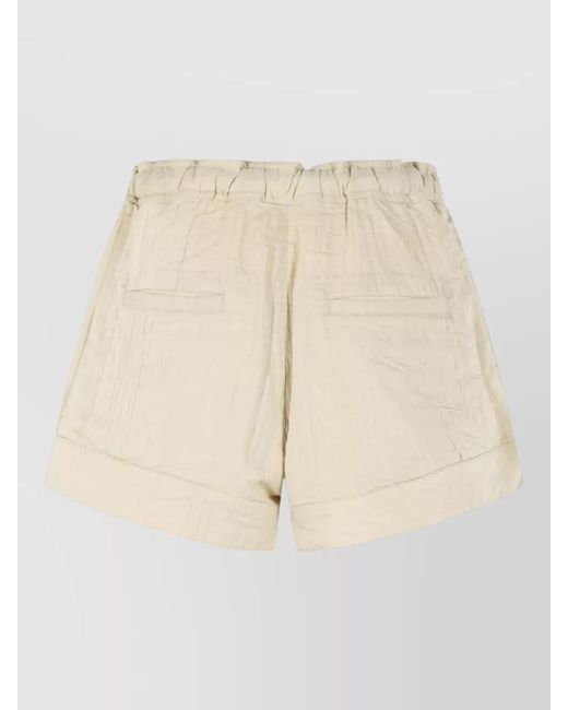 Isabel Marant Natural Knee-Length Shorts