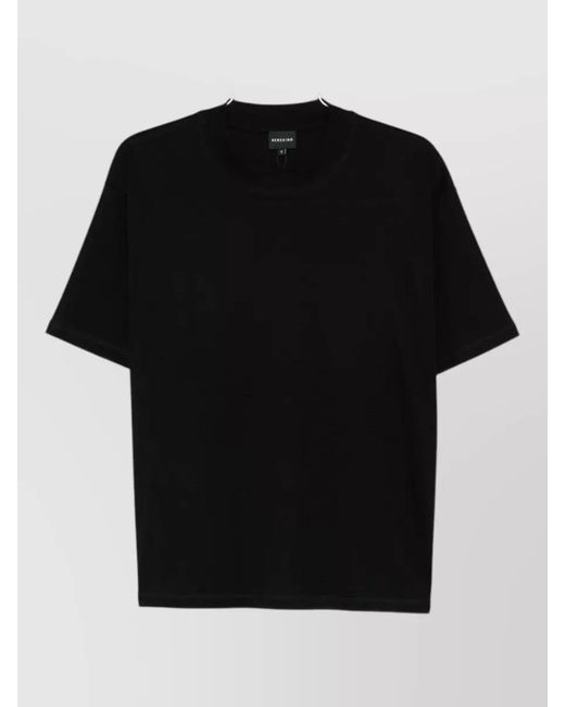 Herskind Black Larsson Cotton T-Shirt Relaxed Fit