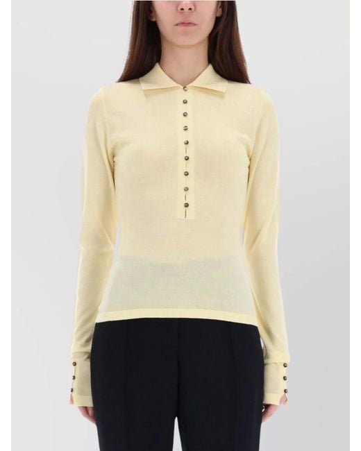Jacquemus White Slim-Fit Merino Wool Knitted Polo Shirt
