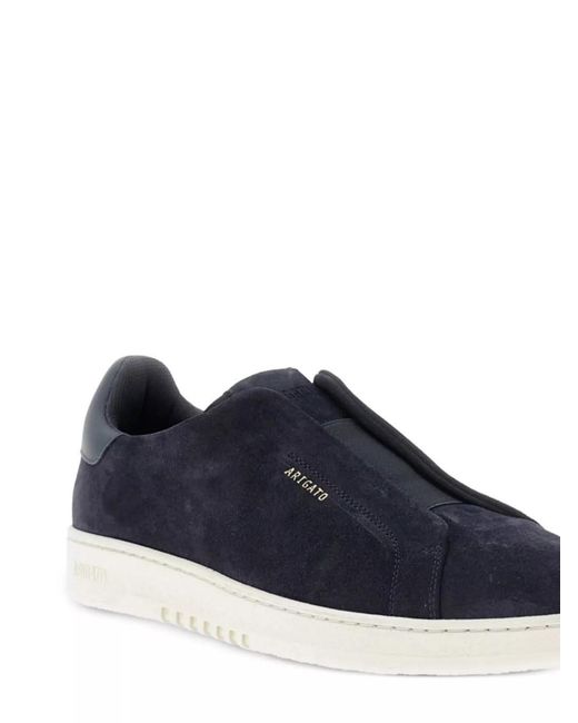Axel Arigato Blue Slip-On Suede Sneakers Rubber Sole for men