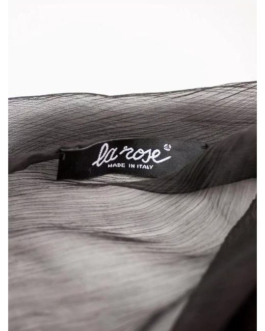 LA ROSE Black Scarf