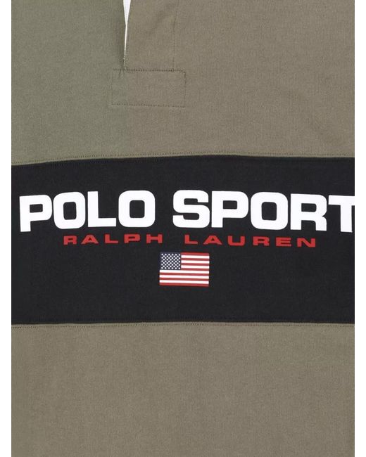 Polo Ralph Lauren Gray Long Sleeve Collared Regular Fit Contrast Block for men