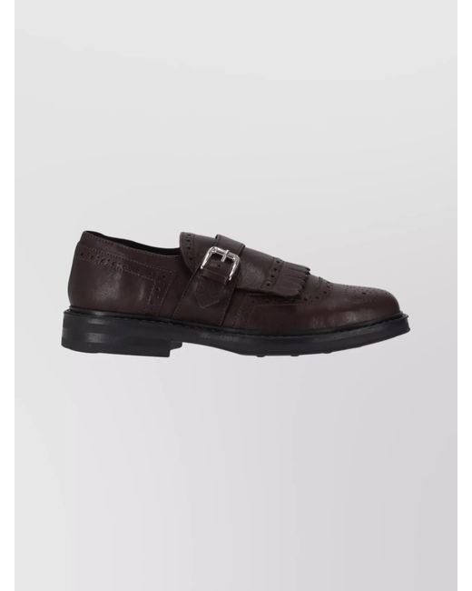 P.A.R.O.S.H. Black Leather Loafers