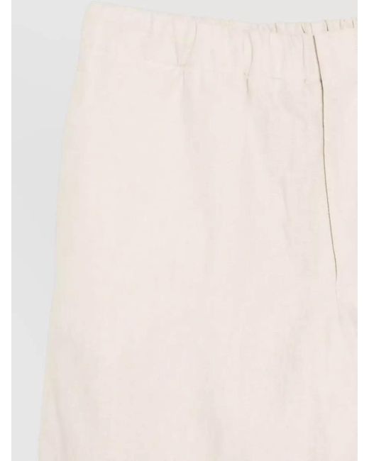 Lardini Natural Linen-Silk Straight-Leg Trousers for men