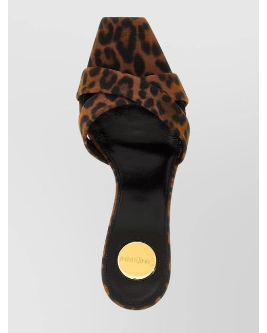 Saint Laurent Natural 'Jill' Mules