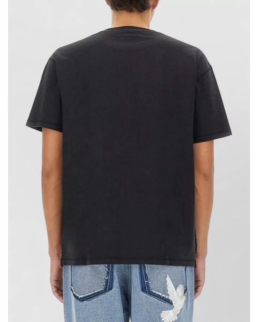 3.PARADIS Blue Coca Cola Logo Crew Neck T Shirt for men