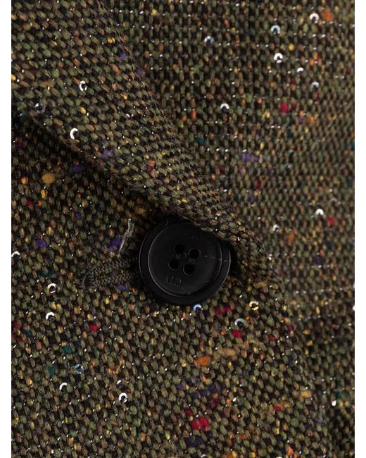 Dior Green Silk Blend Suit Jacket
