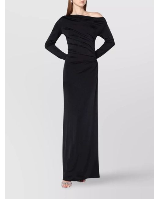 Victoria Beckham Black Jersey Gown