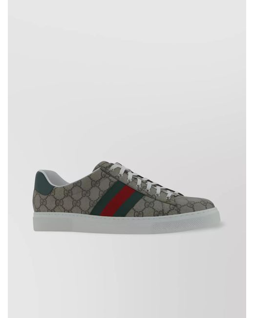 Gucci Blue Gg Supreme Low-Top Sneakers for men